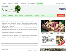 Tablet Screenshot of baytree-gardencentre.com